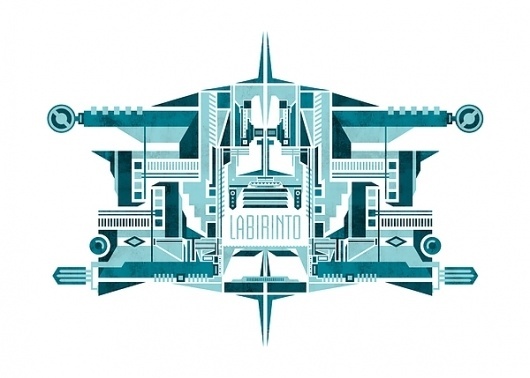 April on the Behance Network #labirinto