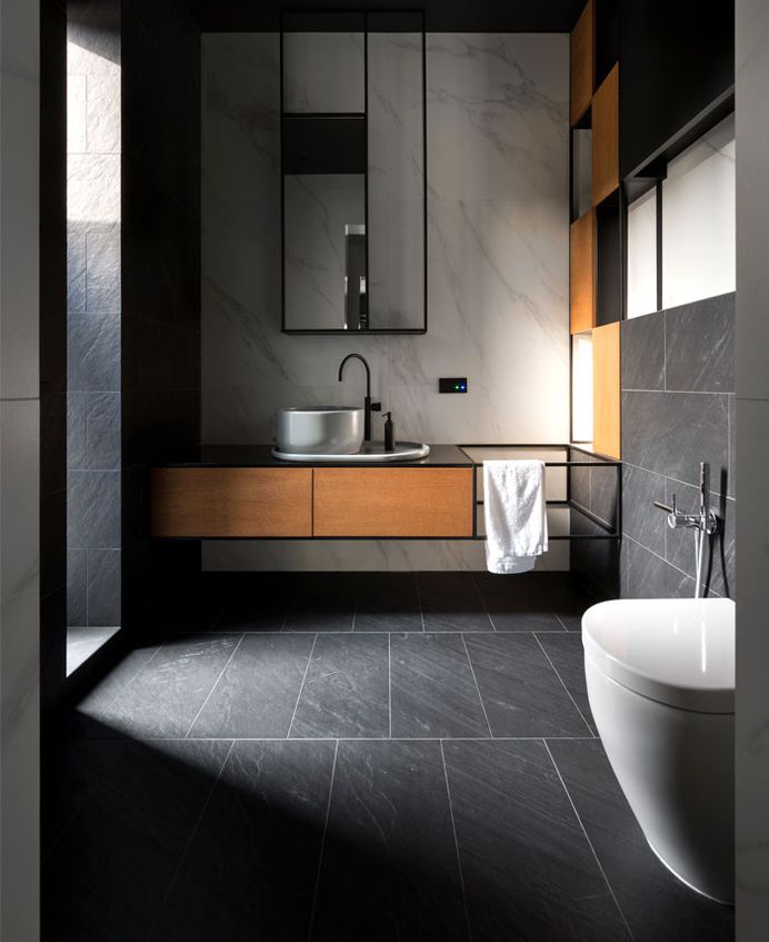 Luxury Ukrainian Villa by Studio Denrakaev - InteriorZine #bath #interior #decor