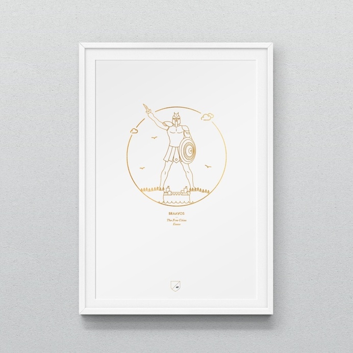 #gameofthrones #illustration #iconographic #gold #line #landscape