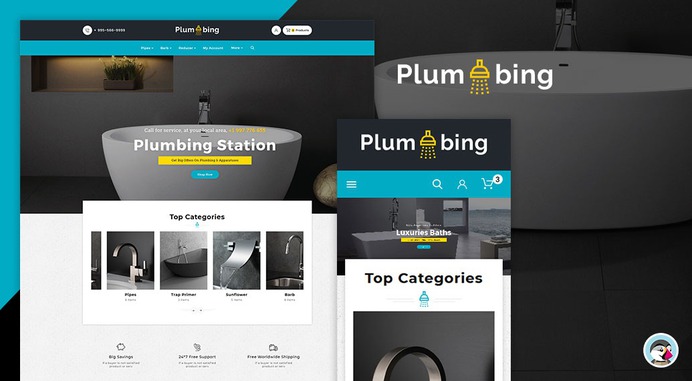 #Plumbing - #Hardware & #Apparatuses - #Prestashop #Responsive #Theme | #TemplateTrip #eCommerce #Website #Design #Template