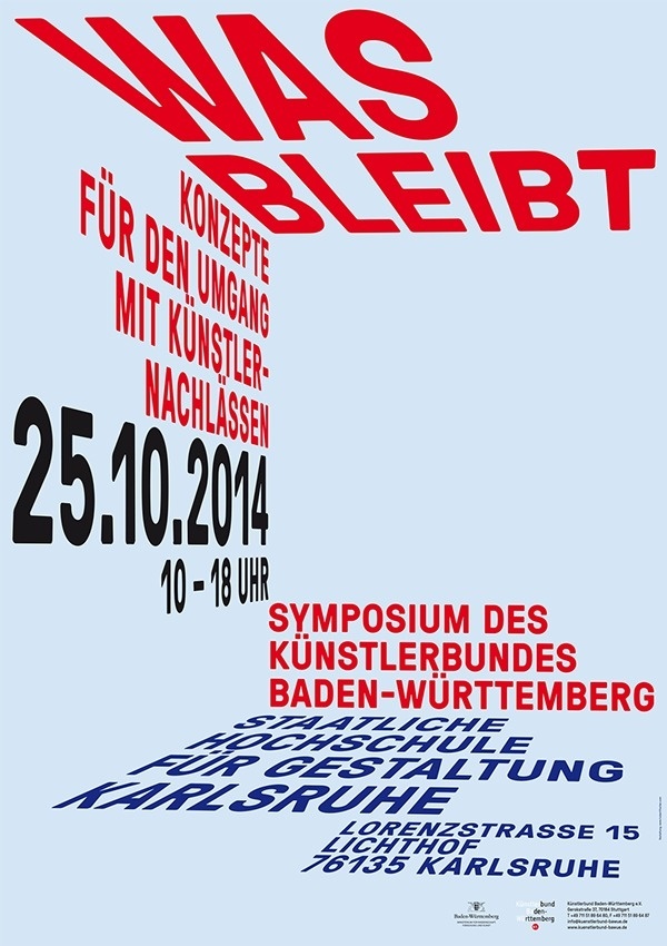 Künstlerbund Baden-Württemberg (1) #fischer #& #ubert #typography