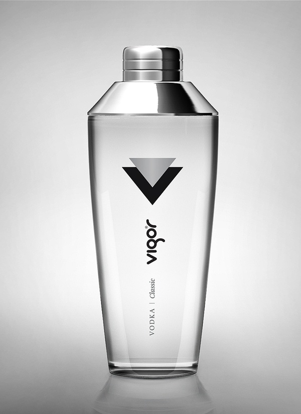 Vigor Vodka on Behance #packaging