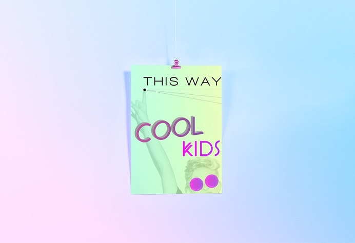 Cool kids poster concept on Behance