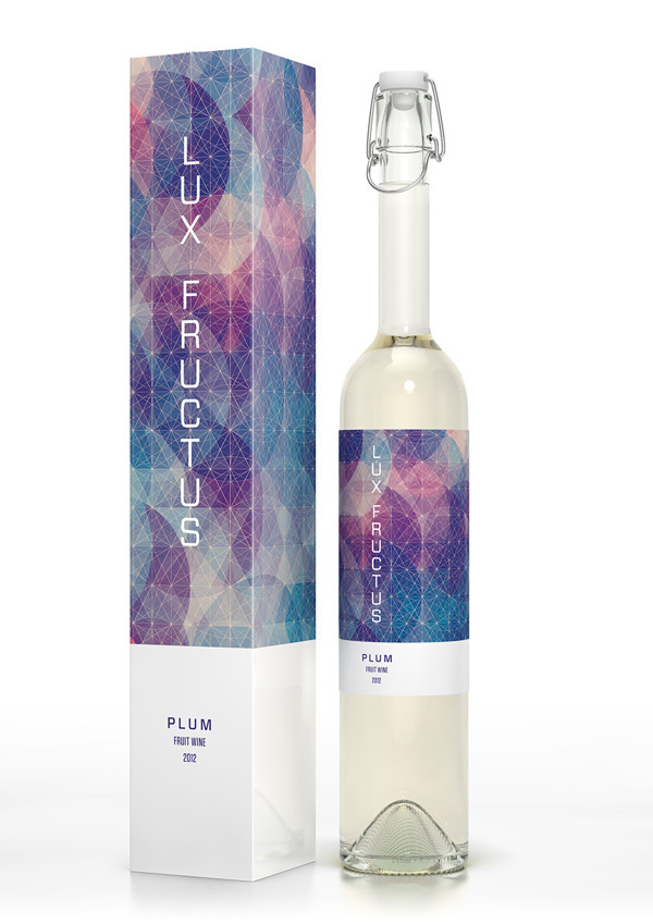 CUBEN Space / Lux Fructus: Fruit Wine Packaging on Behance #packaging #design #graphic #bottle