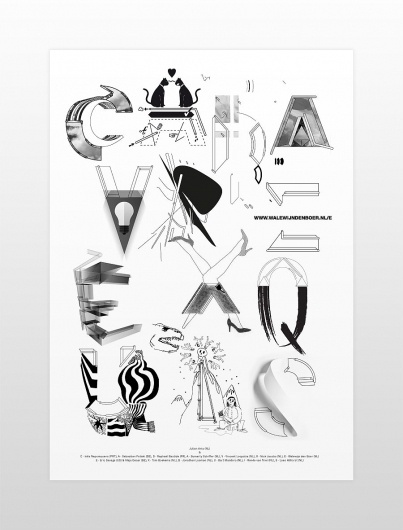 Cadavre Exquis 2010 | Julien Arts #cadavre #exquis #tipography #poster