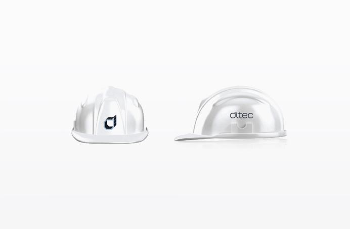 Ditec Venezuela — #branding #logo #construction #simple #minimal #minima #studio #minimalism #brand #design #graphic #logos #safe #head