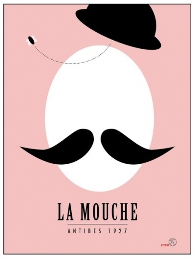 RIAZZOLI.: art you giveway! #france #1927 #vintage #poster #antibes #moustache