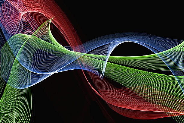 Energy And Light Forming Complex Patterns