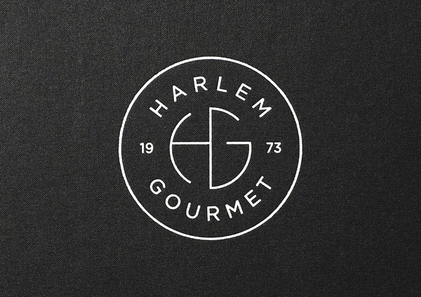 Harlem Gourmet #logo #branding #icon #food #restaurant