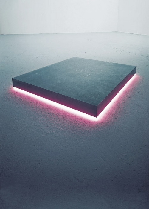 OTAKU GANGSTA #sculpture #black #art #slab #light #neon