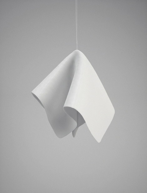 Cloth Lamp / Artem Zigert #lamp #design #lightning #industrial #light