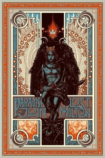 OMG Posters! » Archive » "Required Reading" Third Reveal: Two Prints by Florian Bertmer #florian #paradise #bertmer #poster #lost