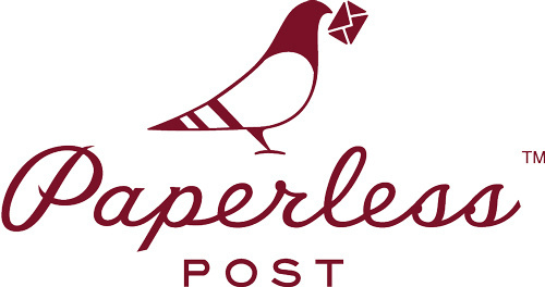 Paperless Post Logo #mark #fili #louise #script #bird #logo