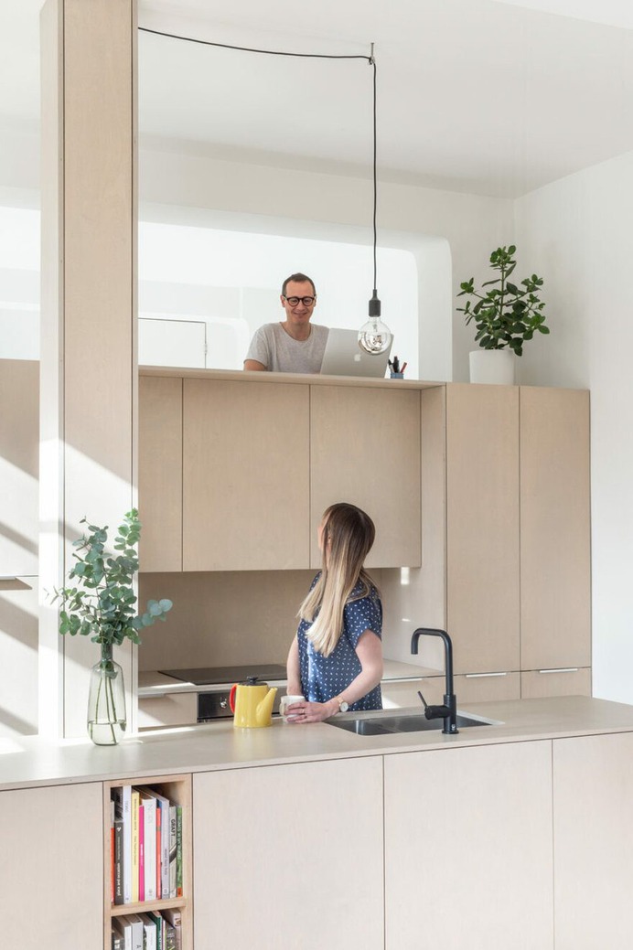 Live/Work Apartment in a Former Biscuit Factory in Bethnal Green, London