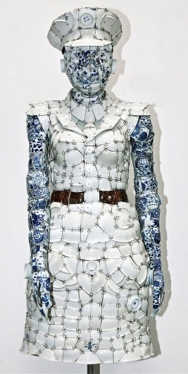 Porcelain POLO shirt by Li Xiaofeng | Yatzer™ #sculpture #art