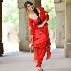 Pretty Red Patiyala Salwar Suit Design To Try Today