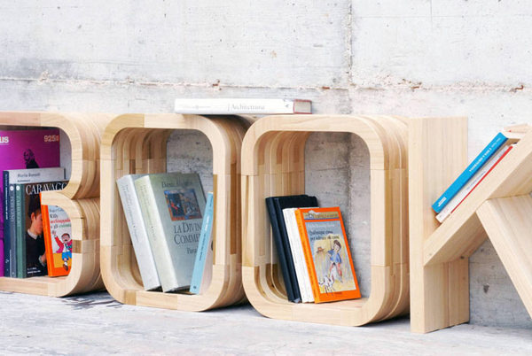 CJWHO ™ (Wooden Letters Decor by WE ArchDesign) #design #books #interiors #wood #furniture #photography #fun #shelf