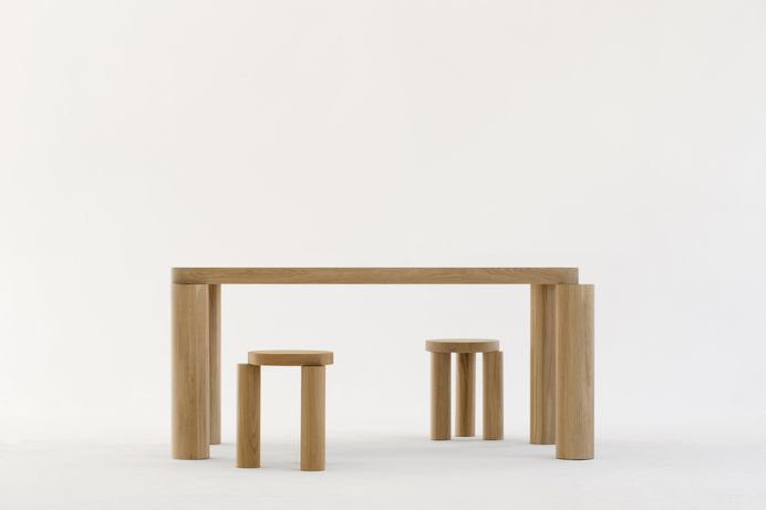 Offset Dining Table by Philippe Malouin