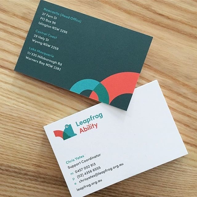 Simple offset printed cards for Leapfrog Ability on @kwdoggett Strathmore Premium