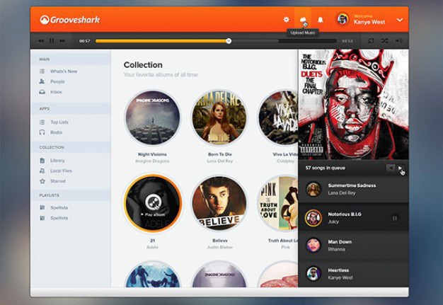 Music player user interface template psd Free Psd. See more inspiration related to Music, Template, App, Ui, User, Psd, Interface, Theme, Player, User interface, Music player and Horizontal on Freepik.