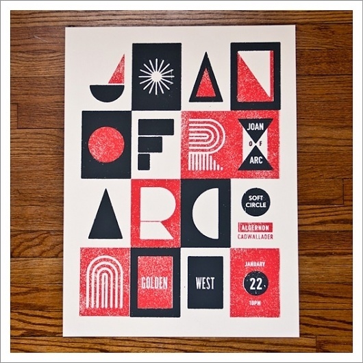 Christopher Muccioli – Screen Print Gig Posters / Aqua-Velvet #arc #joan #gig #print #of #muccioli #screen #poster #christopher