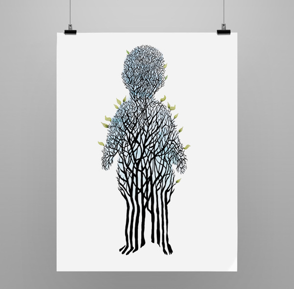 CRL #hope #tree #holocaust #boy #stripes #child #silhouette #shoah #children #leaves