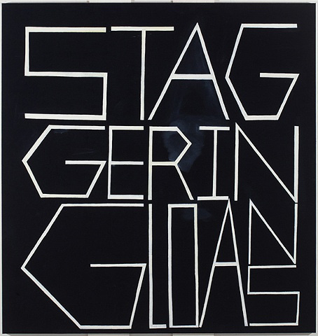 EJ Hauser | PICDIT #black #letter #painting #type #typography