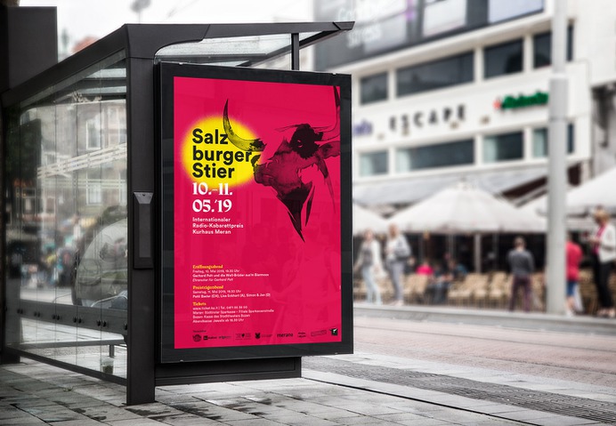 Salzburger Stier Cabaret Prize 2019 on Bechance Graphic by Formbar.it