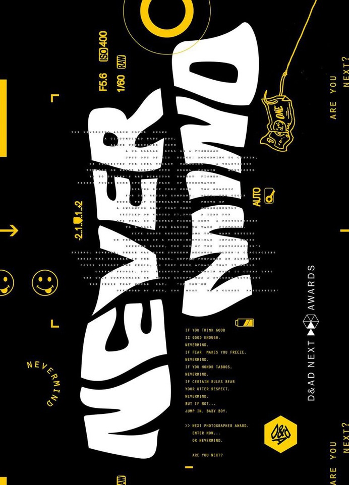 D&AD Print Advert By Saatchi & Saatchi: Never mind