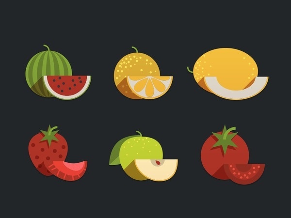 Fruits Icon #illustration