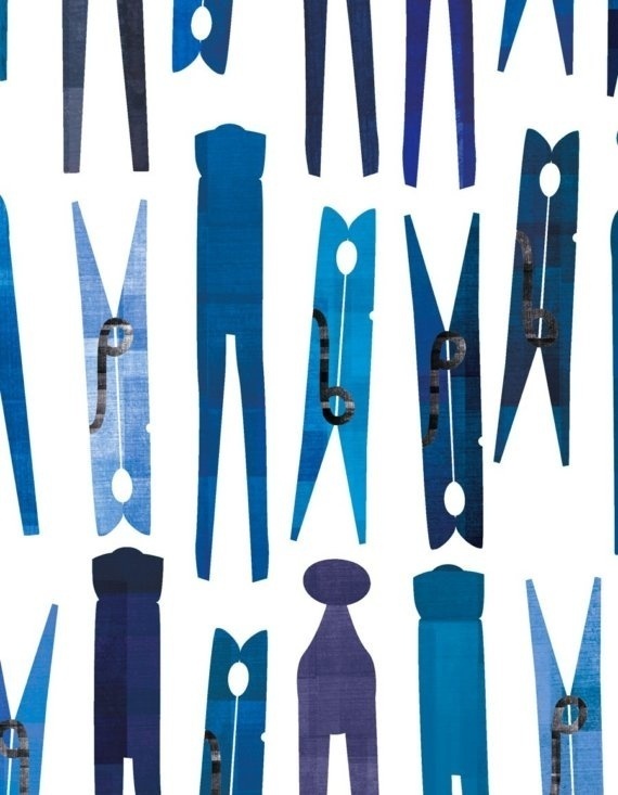 pattern #clip #blue #pattern #clasp