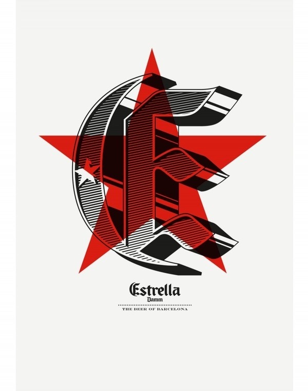 estrella tee4 - Mark Brooks #blacklister #design #typography