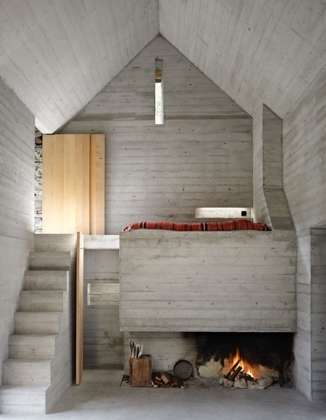 200 Years Old Stone Home in Switzerland by Buchner Brundler Architekten #cabin