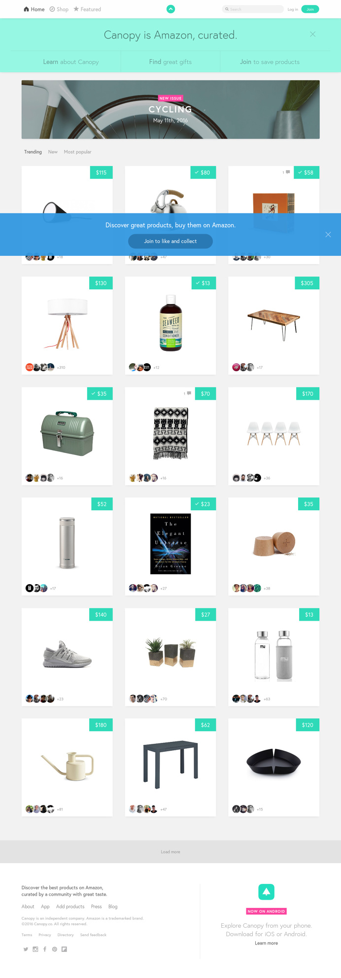 Canopy.co - A Curated Shop for Amazon