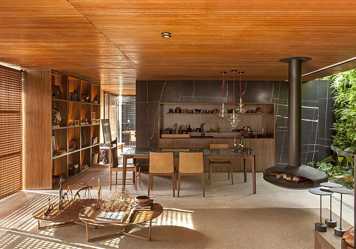 Residential Oasis in Sao Paulo - InteriorZine #architecture #house #home #decor #interior
