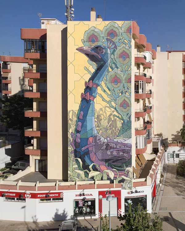 Juxtapoz Magazine Arys paints two new walls in Spain #arys