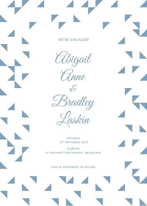 Pythagorean - Engagement Invitations #paperlust #weddinginvitation #weddinginspiration #weddingstationery #engagement #engagementinvitation