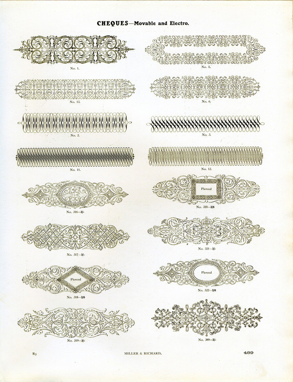 Cheques #type #specimen #typography