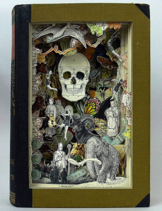 CJWHO ™ (Book Art by Alexander Korzer Robinson Alexander...) #korzer #design #books #robinson #illustration #alexander #art #clever