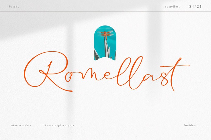 Romellast Font - Free Script Typeface