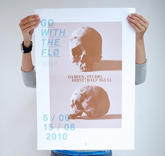 Go With The Flø — poster series – bleed - agency blog #print #design #graphic #poster