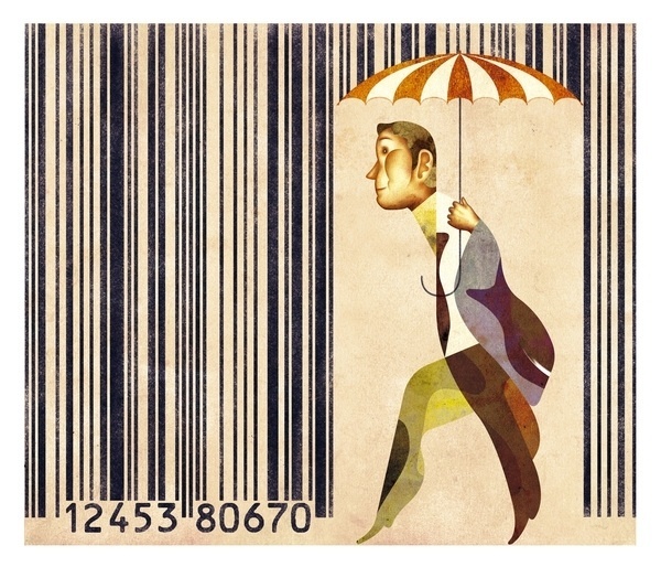Editorial Illustration on Illustration Served #barcode #creative #illustration