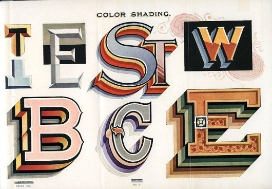 All sizes | Type Styles | Flickr - Photo Sharing! #print #color #shade #typography