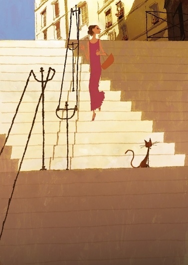 L12345678.jpg (JPEG Image, 567x796 pixels) #stairs #perspectives #illustrations