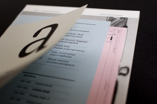 Arietta, process/specimen -- Abi Huynh #specimen #arietta #print #editorial #typography