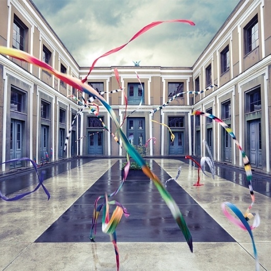 http://www.hvasshannibal.dk/images/Efterklang_mc_600px.jpg #music #patio #stripes #surreal