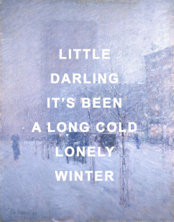 it definitely has. but spring is here #quote #drag #lonely #type #winter
