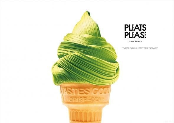 Issey Miyake Pleats Please: Anniversary, Ice Cream Cone #ytu