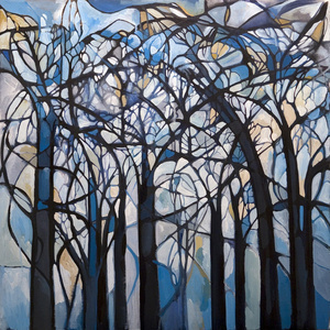 trees #abstract #color #painting #canvas #surreal #trees