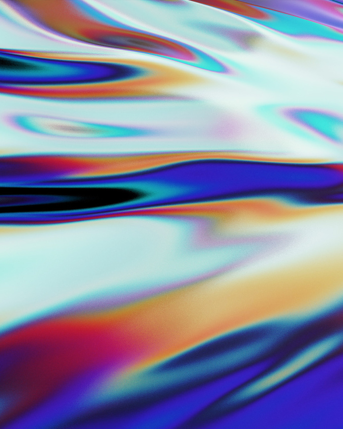 Waves (commissioned Next Wave Records) by Quentin Deronzier #artwork #waves #liquid #fluid #flow #colors #gradient #melting